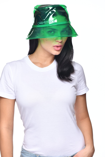 Carmen Sol Raquel Jelly Bucket Hat In Green