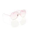 CARMEN SOL BABY PINK AVIATOR SUNGLASSES