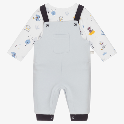 Carrèment Beau Baby Boys Dog Dungaree Set