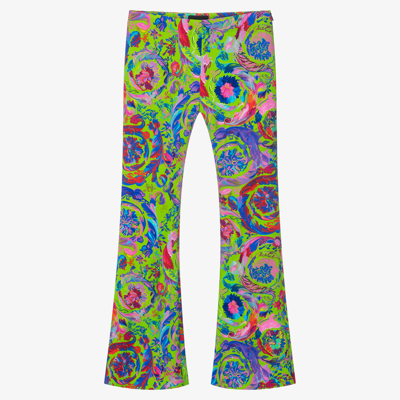 Versace Teen Girls Green Flares