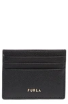 Furla Classic Business Card Case In Nero