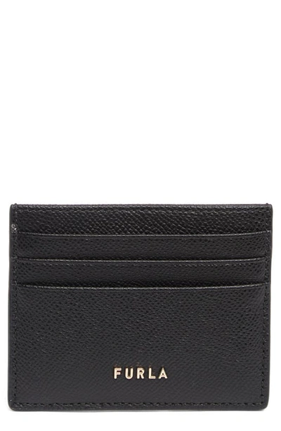 Furla Classic Business Card Case In Nero