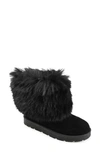 Journee Collection Shanay Tru Comfort Faux Fur Boot In Black
