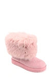 Journee Collection Shanay Tru Comfort Faux Fur Boot In Pink