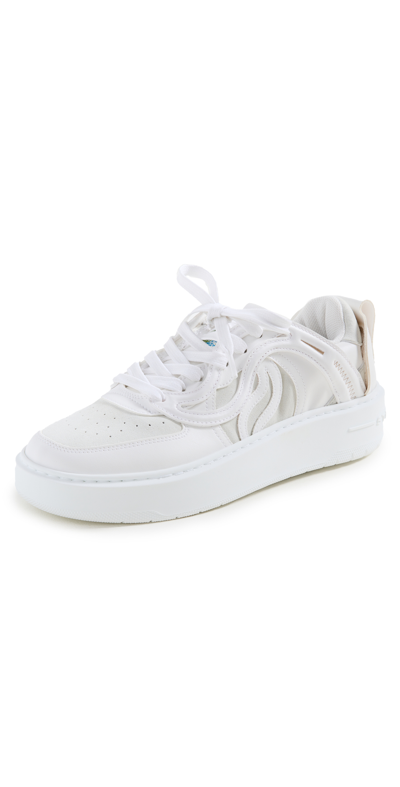 Stella Mccartney Cupsole Ss52 Alter Sporty Mat Trainers In Blanco