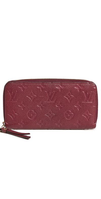 Pre-owned Louis Vuitton Purple Empreinte Ab Zippy Wallet