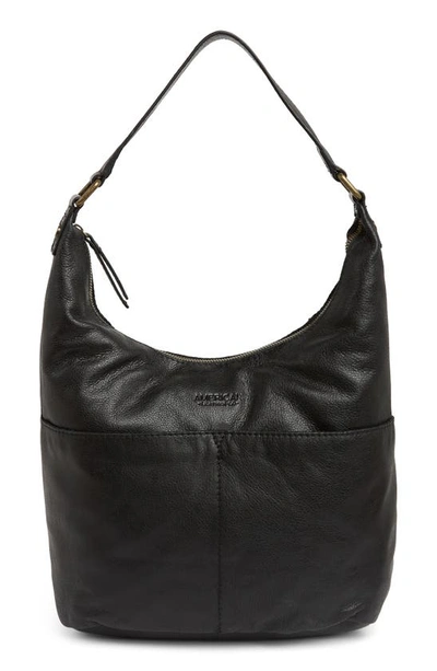 American Leather Co. Carrie Hobo Bag In Black