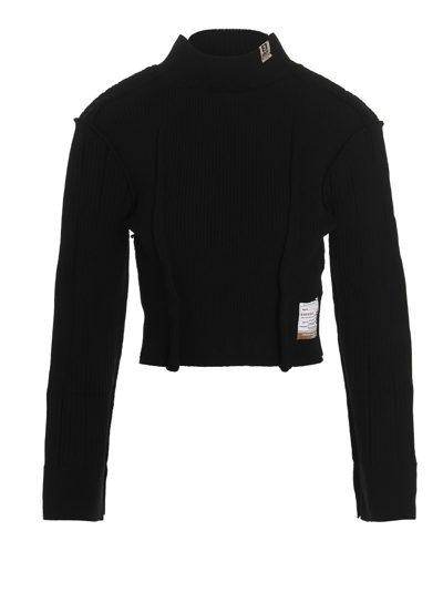 Miharayasuhiro Polo Neck Sweater In Black