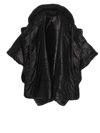 Norma Kamali Drawstring-hood Padded Coat In Black