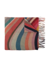 Ps By Paul Smith Check Swirl Scarf In Multi