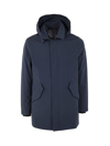 People Of Shibuya Outer Jacket In Blue Inner Color Black