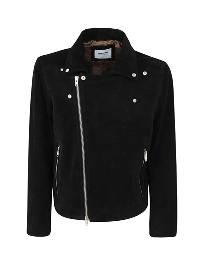Sword 6.6.44 Leather Shirt In Black