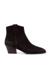 Ash Houston Baby Soft Ebony Boots In Ebano