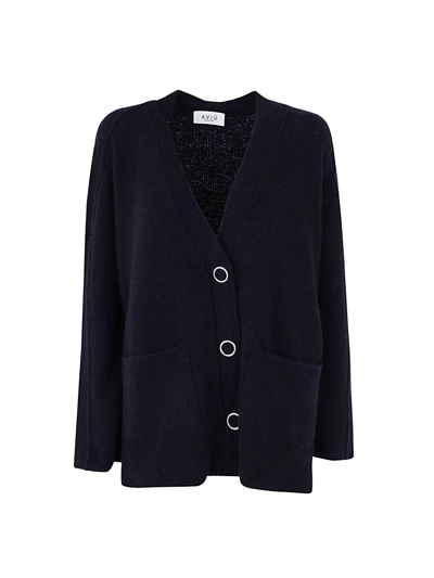 Aviu Long Cardigan In Blue