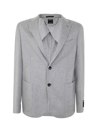 Ermenegildo Zegna Cashmere Shirt Jacket In Grey Melange