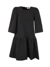 Essentiel Antwerp Clownfish Jacquard Dress In Black