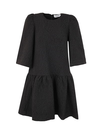 Essentiel Antwerp Clownfish Jacquard Dress In Black