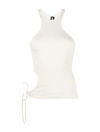ANDREÄDAMO RIBBED JERSEY TANK TOP WITH COULISSE DET