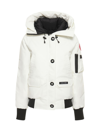 Canada Goose Womens Nrth Star White Chilliwack Hooded Woven-down Jacket In Northstar White