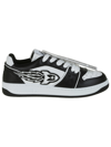 Enterprise Japan Green And White Ej Rocket Low Sneakers In Black White