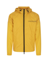Dsquared2 Dsquared Men Windbreaker With Logo In Giallo