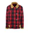 Fay Mens Red Other Materials Outerwear Jacket In Black