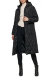 Kenneth Cole New York Stadium Length Puffer Jacket In Black