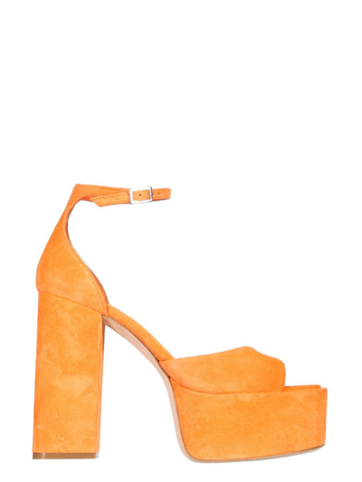 Paris Texas Tatiana Platform Sandals In Orange