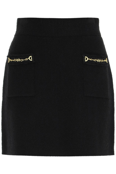 Marciano By Guess 'martha' Knit Mini Skirt In Black