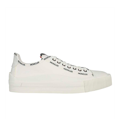 スニーカー MONCLER GLISSIERE LOW TOP SNEAKERS Moncler Off-white Canvas Glissiere Sneakers | ModeSens