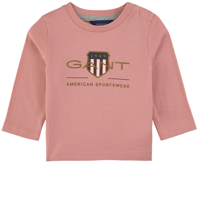 Gant Branded T-shirt Summer Rose In Pink