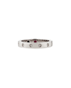 Roberto Coin 'symphony - Pois Moi' Ruby Band Ring In White Gold