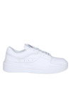 DOLCE & GABBANA SNEAKERS IN LEATHER COLOR WHITE