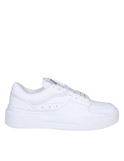 Dolce & Gabbana Sneakers In Leather Color White In White/white