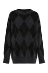 Aspesi Argyle Sweater In Grey