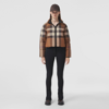 BURBERRY BURBERRY CHECK CROPPED PUFFER JACKET