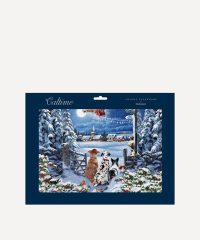 Unspecified Pets In Snowy Scene Card Advent Calendar