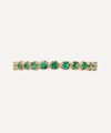Pascale Monvoisin 9ct Gold Ava No 2 Emerald Eternity Stacking Ring In Gold