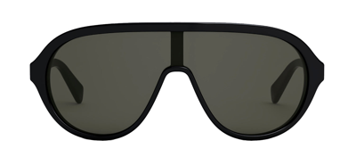 Celine Cl 40234 I 01a Shield Sunglasses In Grey