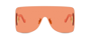 Loewe Anagram Nylon Shield Sunglasses In Red