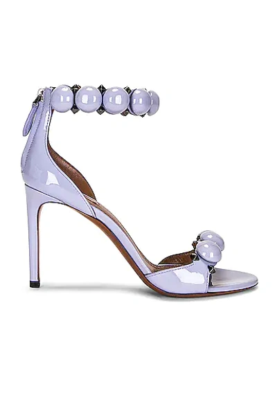 Alaïa La Bombe 90 Sandals In Lilac