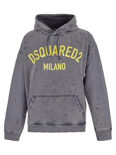 Dsquared2 D2 Milano Sweatshirt In Brown