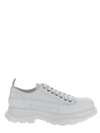 Alexander Mcqueen Tread Slick Lace Up In White