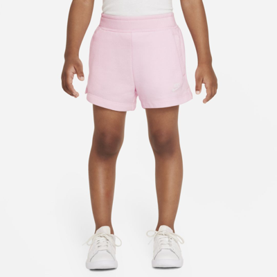 Nike Babies' Toddler French Terry Shorts In Pink Foam
