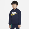 Nike Babies' Sportswear Club Fleece Toddler Pullover Hoodie In Midnight Navy