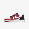 Jordan Air  1 Low Flyease Big Kids' Shoes In White,black,gym Red