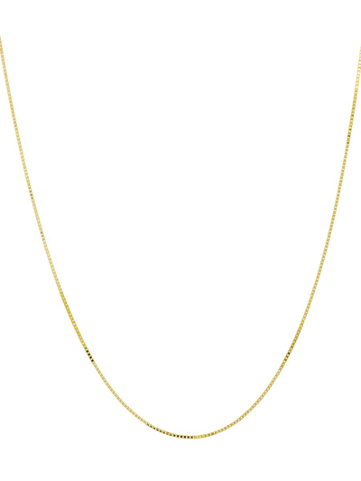 Saks Fifth Avenue Women's 18k Yellow Gold Box Chain Necklace