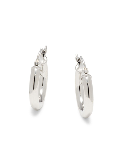 Saks Fifth Avenue Women's 14k White Gold Huggie Earrings