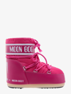 Moon Boot Logo-print Lace-up Snow Boots In Pink