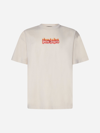 Palm Angels Burning Logo-print Cotton T-shirt
